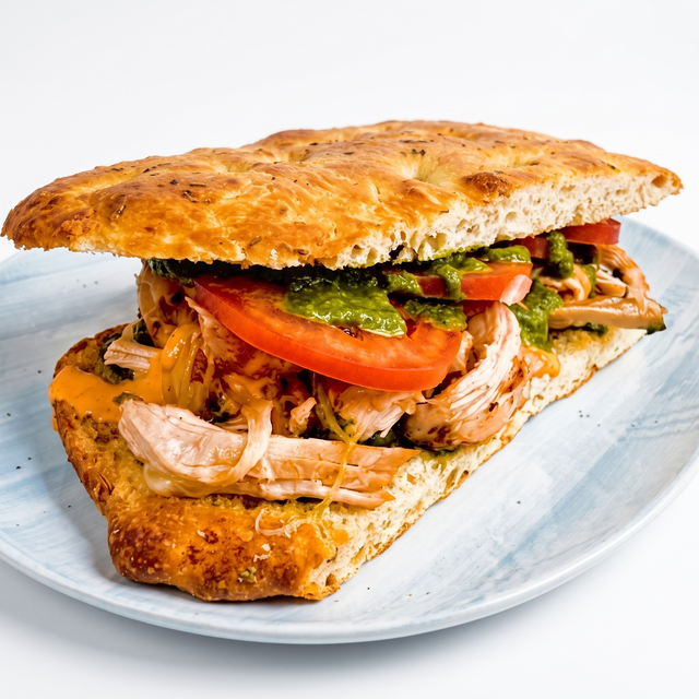 Chicken Pesto Sandwich.