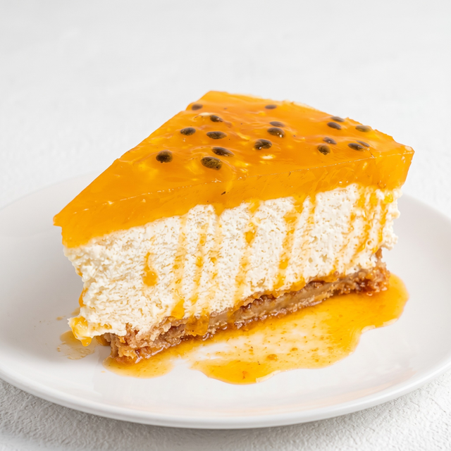 Passion Fruit (Maracuyá) Cheesecake.